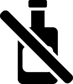 No Drinks Sign Sketch Drawing Svg, Free Vectors File